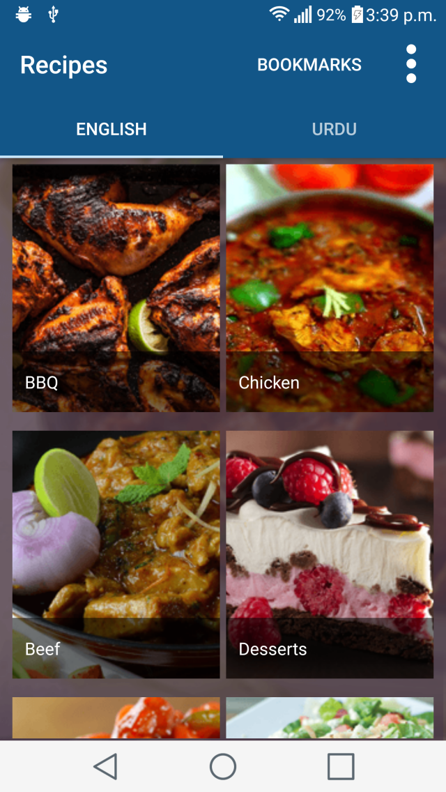 Pakistani food list image